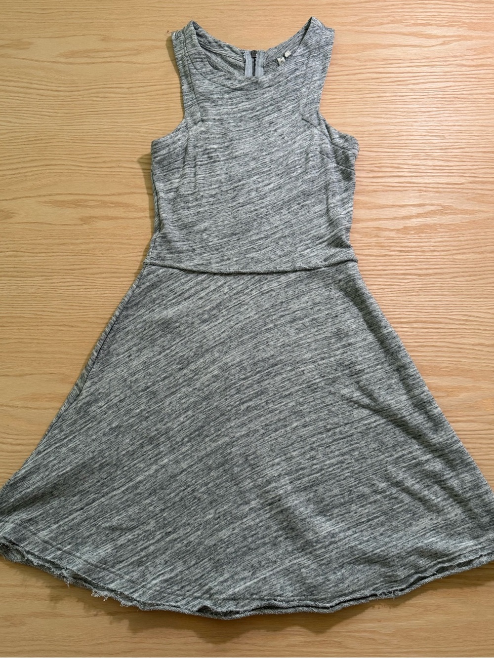 Grey State Heather Gray Sleeveless Knit Fit-and-Flare Dress